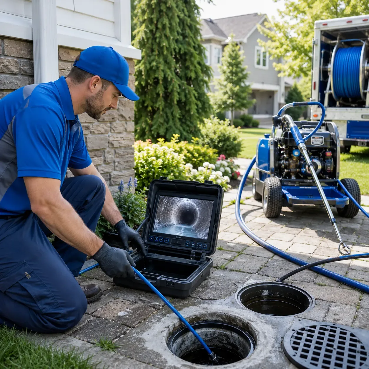 Outdoor drain cleaning professionals serving Amistad, NM